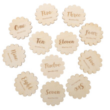 1 Set Baby Karten Holz Wachstumstracker