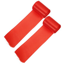 2Stk. Rotes Laufband Polyester Für Sportveranstaltungen