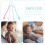 4St Transparente Schnullerketten Halter Basteln 7