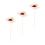3Stk Diffuserblumen Aromadiffusorstäbchen Holzstäbchen Aromablüten 1