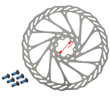 1Set Scheibenbremsen Für Fahrräder 8Zoll Silber
