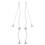 1pair White Bra Strap Holder Replacement For Strapless Dresses 4