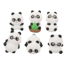 6 Teile Auto Armaturenbrett Deko Panda Figuren Fahrzeug Innendekor