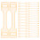 Raindrops Versandgriffe 100 Sets 5,3x1,0x0,1 Zoll 10