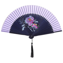 3 Unidades Plegable Chino De Mano Con Floral