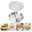 1 Set Brat Abtropf Grillplatte Aus 11