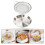 1 Set Brat Abtropf Grillplatte Aus 4