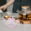 Pink Glass Tea Kettle Comfortable Handle Loose Leaf Tea Pot 4