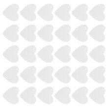 30St Creatieve Hartvorm Kaartjes Als Cadeaulabels Wit