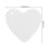 30St Creatieve Hartvorm Kaartjes Als Cadeaulabels Wit 2