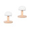 Piastra In 2 Pezzi Con Base Rotonda 4