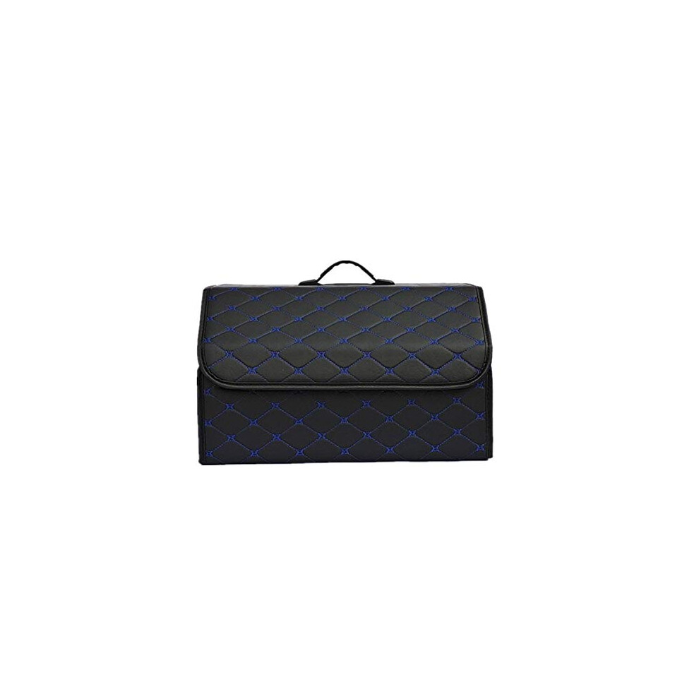 Collapsible Leather Car Boot Bags Storage Box For Bmw X7 G07 X7m 40I 40D M50i Xl Black/Blue 9393856400553