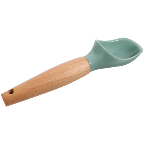 2Stk Ice Cream Scooper Eisschaufel Mit Ergonomischem Holzgriff 1