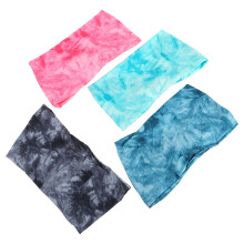 4Stk Tie Dye Yoga Stirnband Stoff Sportband Fitness