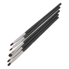 Daily Makeup Lidschattenpinsel Schwarz 5-teilig Holz Aluminium