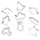 Biscuit Backform Stahl 9 Weltraum 7