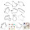 Biscuit Backform Stahl 9 Weltraum 2