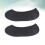 1Pair Black Gel Ankle Socks Moisturizing Soft Low-Cut Foot Protectors 9