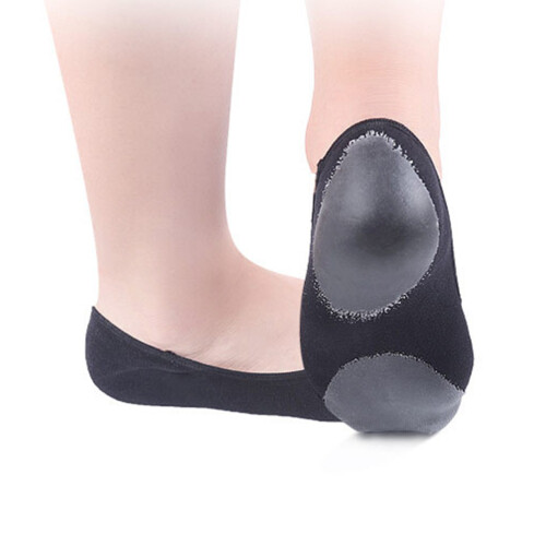 1Pair Black Gel Ankle Socks Moisturizing Soft Low-Cut Foot Protectors 1