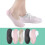 1Pair Black Gel Ankle Socks Moisturizing Soft Low-Cut Foot Protectors 11