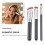3St Professionele Make-Uptools Foundation Concealer Zwart 8