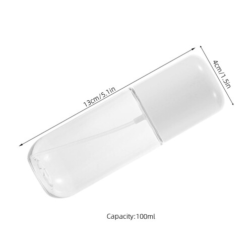 2 Unidades Botella Pulverizadora Plástico 100 Ml Para Cuidado 2