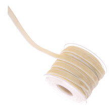 1Rouleau Ruban De Cadeau Velours Beige Résistant Pour Fêtes DIY
