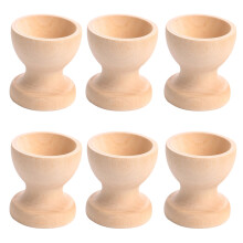 6 Piezas Soporte Madera Para Huevos Almacenamiento Cocina