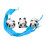 Cute Panda Keramische Eetstokjeshouder Set 3 Stuks 8