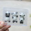 Cute Panda Keramische Eetstokjeshouder Set 3 Stuks 2