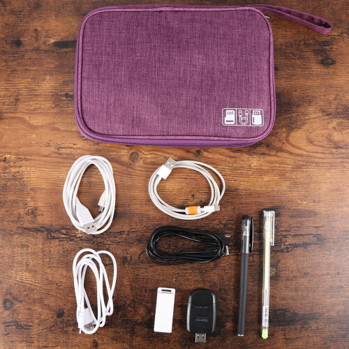 Digitale Multifunzione per USB, Auricolari Bank Viola 2