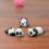 Cute Panda Keramische Eetstokjeshouder Set 3 Stuks 9