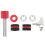 Hat Drop Clutch Aluminiumlegering Rood 1 Set 7