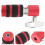 Hat Drop Clutch Aluminiumlegering Rood 1 Set 3
