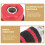 Hat Drop Clutch Aluminiumlegering Rood 1 Set 8
