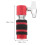Hat Drop Clutch Aluminiumlegering Rood 1 Set 2