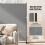 Outsunny Outsunny Garden Screen with Wheels, 6ft Rolling Privacy Room Divider, Dark Grey 6