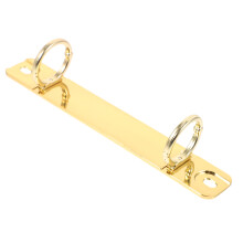 Fixing Binders Lose-Blatt Buchbindung 12,50x3,00x2,50 cm Golden