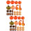 2 Sets Künstliche Kürbisse Ahornblätter Herbstdeko 9