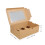 10Pièces Cupcakes Kraft Inserts Fenêtre 2