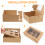 10Pièces Cupcakes Kraft Inserts Fenêtre 7