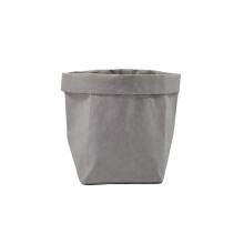 Washable Kraftpapier Behälter Wiederverwendbare Papiertüte Organizer