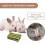 3 Boxen Haustier Zahnpflege-Snacks Gras Kunststoff Hamster 10