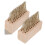 2 Unidades Cepillo Deshierbar Inoxidable Mango Madera 6