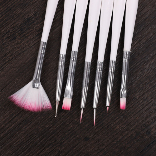 7 Pezzi Penna Da Intaglio Pennello Manicure Nail Art 2