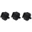 3Pcs Adaptador De Hot Shoe 1/4 Polegada Para Flash E Led 1