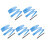 Worgeous 5 Sets Zelfsluitende Veer Badmintonracket Rubber 10