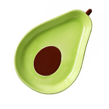 Avocadoform Teller Dessertfrucht Keramikgeschirr Vorspeisenteller