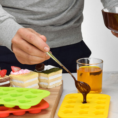 Diy 12 Hohlräume Eiswürfelform Runde Schokoladenform Grün 1