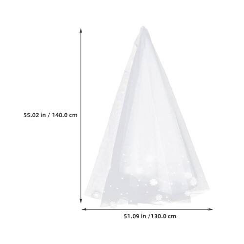 Schleier Polyester 2 55,1x51,2x0,4 Zoll 1
